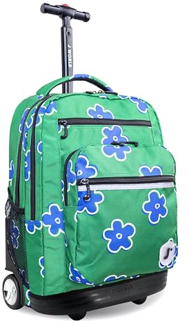 J World New York Unisex's Sundance Rolling Backpack for Kids, Picnic, 20 inch