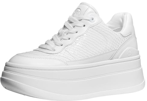 Michael Kors Women's Hayes Lace Up Sneaker, Optic White, 10