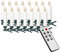 IC Winterworld 15 kabellose LED Christbaumkerzen mit Fernbedienung | Komplett-Set | flammenlose Kerzen mit Tropfen | perfekte Alternative zur Lichterkette (weiß)