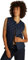 Tommy Hilfiger Damen Weste Down Quilted Collarless Dünn, Blau (Dark Night Navy), M