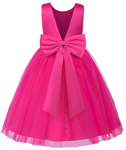 JerrisApparel Klänning blomsterflickor, ceremoni, bröllop, nattvardsgång, födelsedagsfest