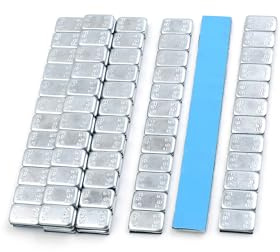 Partuto 60g 2.1oz Wheel Balance Weights for Motorcycle 140 x 19mm 10pcs Replacement