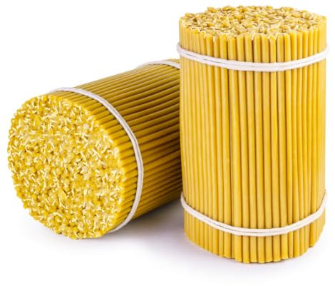 Kirchenkerzen 17cm lang 6mm dick - byzantinisch - griechische Kerzen (200 Stück)