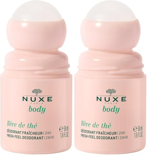 Nuxe Desodorante Frescor 24h 50 Ml De Crema, Vanilla (Paquete de 2)
