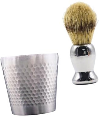 WRITWAA 1Set set di spazzole per barba uomini rasoi rasoio per uomini rasatura cinghiale Uomo Totale schiuma da barba pennello da barba per ciotola da barba fibra di lana