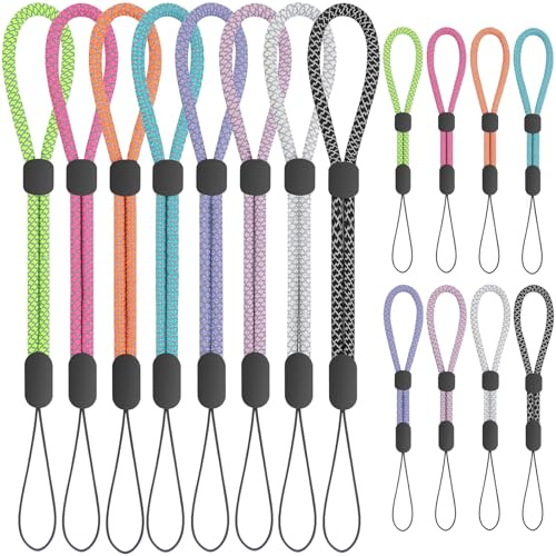 FgofhFu Phone Hand Wrist Strap Lanyard for Cellphone,Mobile Phone,Camera,GoPro, PSP, Flashlight,Keys, Keychains, USB Flash Drives and More Device (Style-B 16PCS)