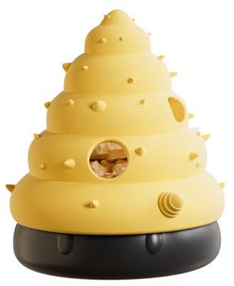 Qkbuza Distributeur de friandises pour chien, jouet à mâcher, en forme d'escargot - Jeu de réflexion pour l'entraînement des chiots - Récompense - Divertissement - Petits animaux de compagnie de
