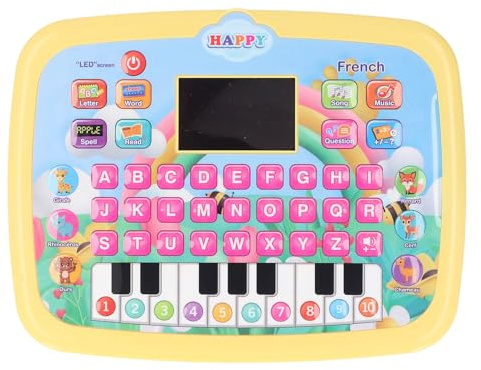 Haofy Tablet a LED Francese a LED Interattivo per Bambini Che Migliorano le abilità Linguistiche con Contenuti Ricchi e Giochi per Un'esperienza di Apprendimento Divertente, Dai Bambini da 3 12 Anni