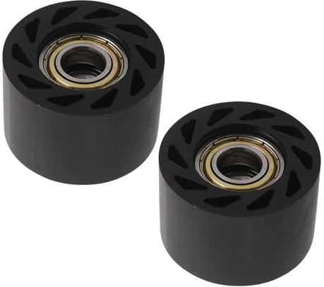 BESTYASH 2 Pezzi Puleggia Tendicatena Moto 8mm, Rullo Guida Catena Motore per Mini Moto Cross Atv, Tenditori a Rulli per Catene, Pezzi di Ricambio per Motociclette