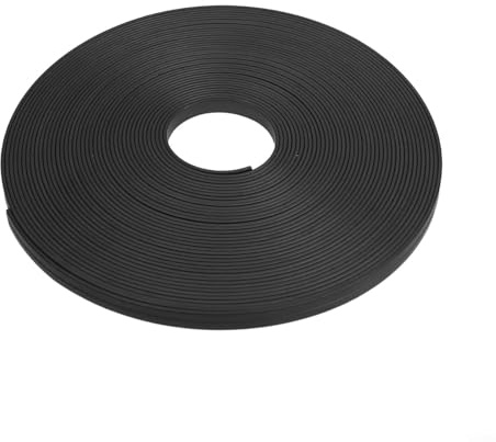 Ruban magnétique pour tableau blanc, 6 mm x 8 m, bande en PVC noir avec aimant puissant pour lignes de grille, séparateurs et décoration sur surfaces métalliques, salle de classe, bureau
