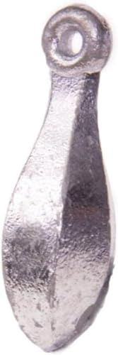 Bullet Weights BL300 Bank Sinker (3 Ounce) (26 Each) | Durable Lead Sinker for Bottom Saltwater Fishing | Ocean & Riverbank Tackle