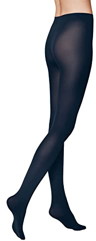 Kunert - Medias Opacas para Mujer, Talla 44/46 (XL), Color Azul Marino 880