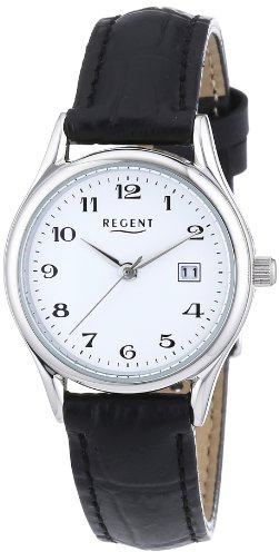 Regent Damen Analog Quarz Uhr mit Leder Armband 12110913