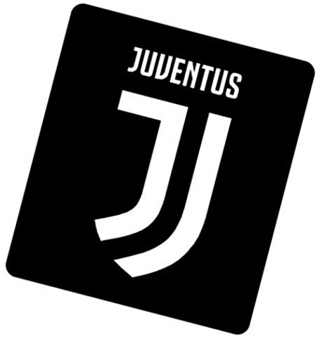 Giemme articoli promozionali - Mousepad Forma Scudo Juve Juventus Prodotto Ufficiale Nero UNICA