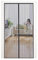 MYCARBON Moustiquaire Porte Fenêtre Aimantée 140x250cm Maille Ultra Fine Fermeture Automatique Moustiquaire Fenêtre Magnétique Rideau Moustiquaire Anti Mouche Anti Insecte avec Ruban Adhésif, Noir