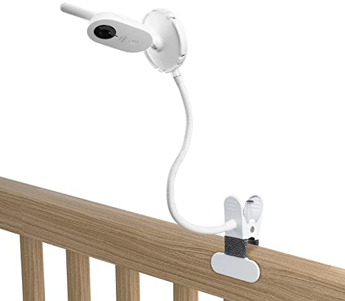 BECEMURU Monitor Halterung für Philips Avent Babyphone SCD843/26, SCD833/26, SCD891/26, SCD881/26, Flexible Clip Mount für Philips Avent Video Baby Monitor, Babyphone Kamera Holder Halterung Stand