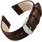 Archer Watch Straps - Uhrenarmbänder mit Schnellverschluss aus Hochwertigem Genarbtem Leder (Dunkle Kastanie/abgestimmtes Garn, 22mm)