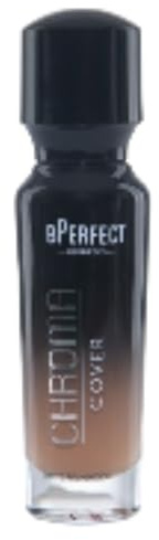 BPerfect Chroma Cover Matte Foundation - Weightless Full Coverage Base with Hyaluronic Acid & Vitamin E - Soft Matte Finish - Shade 25 - C8 Medium-Deep Cool Cinnamon