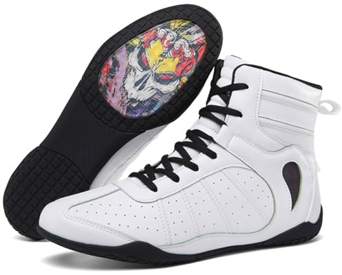 Blissbuilt Alta TraccióN Zapatillas De Boxeo Hombre Y Mujeres Zapatos De Boxeo Zapatillas De Boxeo De Lucha Extremadamente Ligero Impermeables CóModo para Deportes De Combate