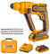 INGCO Marteau Perforateur Sans Fil 20V, Φ16MM Dans le Béton, 850 tr/min, Mandrin SDS Plus, Lampe de travail à LED avec 1 Batteries 2.0Ah et 1 Chargeur CRHLI201681