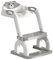 Grismire Potty Training Seat Toilet Baby Kids Foldable Toddler Toilet Seat Ladder Adjustable Height Toilet PU Cushion Splash Guard Anti-Slip Pad Step Stool Upgrade 2 in 1 Toddler Toilet Seat (Grey)