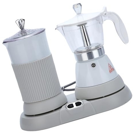 Iuhtrb Moderno Produttore caffè Espresso Elettrico con Base Sfacciata Latte Staccabile E Macchina da caffè da Camera Camera Produzione Trasparente Professionista Macchiato Professionale Macchiato