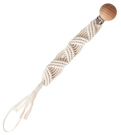 Attaches-tétines,Agrafes Paci | Clip Paci tressé Boho - Clips flexibles pour garçons, filles, corde en coton tressé pour tout-petits, pour et fixation de bouteille de lait