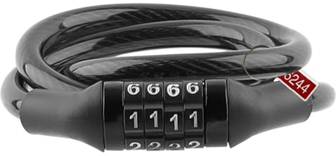 Fahrrad-Zahlenschloss | 4-stelliges Sicherheitsschloss, tragbares, robustes Schloss, Diebstahlschutz für Outdoor-Geräte, Haltbarkeit und Manipulationssicherheit von Rollern