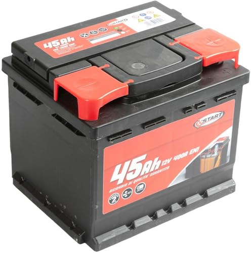 Start Batteria Auto 45AH 12V 400A polo positivo destro Cassetta L1