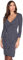 KRISP Robe Femme Portefeuille Pois Moulante Cocktail Chic Pin up Soirée Fluide Élégante Confortable, Bleu Marine, 46, 6487-NVY-18.3