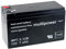 Powery replacement rechargeable battery for USV APC Back-UPS ES700, 12V, Lead-Acid