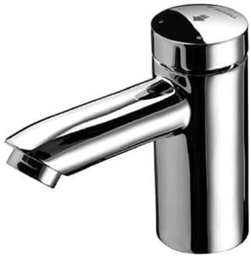 SCHELL 021510699 Selbstschluss-Standventil , -Armatur PETIT SC HD-M , Einlocharmatur aus Messing mit Selbstschlusskartusche (einstellbar) und Heißwasserbegrenzung , DIN DVGW zertifiziert, Chrom