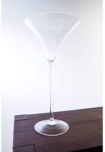 innaGLAS Verre à Cocktail XXL Sacha, Transparent, 50cm, Ø 25cm - Verre à Martini - Verre géant