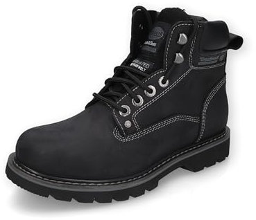Dockers by Gerli Herren Combat Boots, Männer Sport- & Outdoorschuhe,wasserabweisend,warm gefüttert,Fitnessschuhe,schwarz,46 EU