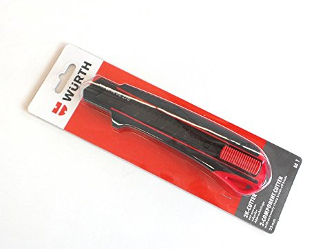 Würth Messer für 25 mm Klinge aus Legierter Stahl, 195 millimeters [UTILITY_KNIFE]