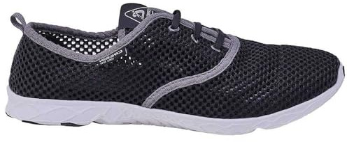 Cressi Aqua, Scarpette Multisport per Spiaggia e Sport Acquatici Unisex Adulto Nero/Grigio, 38