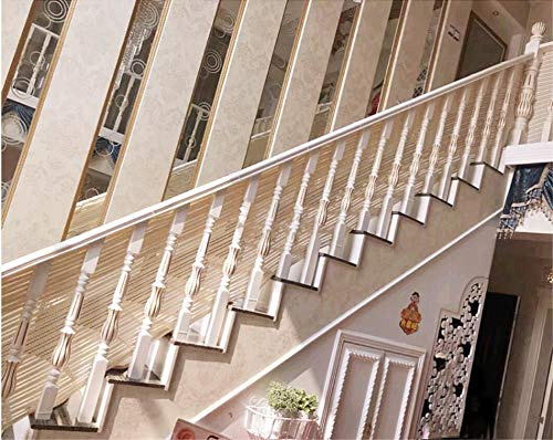Ez4garden Stairs Anti-Fall Safety Net Balcony Stairway Patio Railing Fence Mesh for Child Pets Toy,Beige,0.9x1m/3x3.2ft