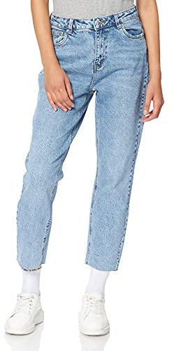 Vero Moda Damen VMBRENDA HR Straight A Cut GU384 GA NOOS Jeans, Light Blue Denim, 28W / 32L