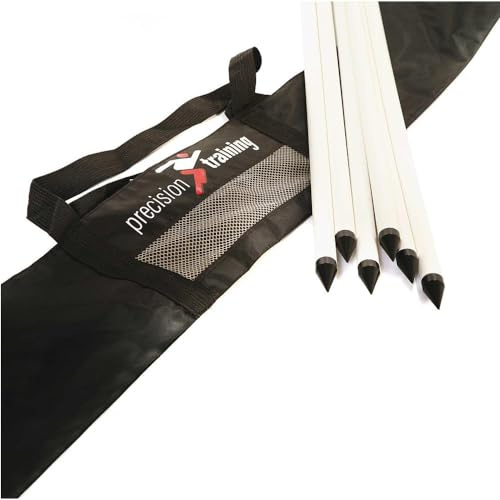 Loops Football Corner Flag Pole Carry Bag - Holds 6 Poles - Nylon Storage Bag & Handle