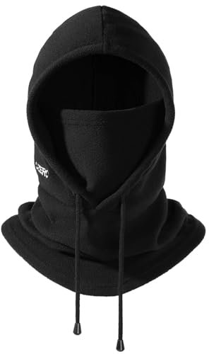 OZERO Sturmhaube Winter,Winddichte Balaclava Skimütze Thermo Skimaske,Verstellbare Warme Gesichtsmaske für Herren Damen Skifahren,Snowboard,Motorrad und Fahrrad