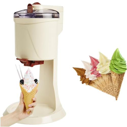 YXZQLOZ Machine à crème glacée Molle, Machine à crème glacée au Yaourt, Machine à crème glacée Maison, Cuisine de Bricolage Rapide
