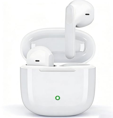 Auriculares Inalámbricos,Auriculares Bluetooth 5.4 In Ear,4 HD Mic Reducción de Ruido ENC,50H Hi-Fi Estéreo Cascos,Control Táctil,IPX7 Impermeable Deportes Audifonos Inalambricos para Android iOS