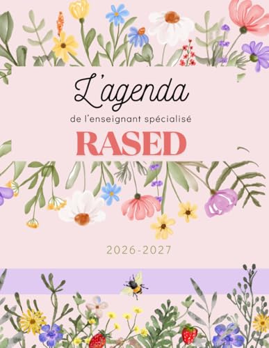 Agenda de l'enseignant spécialisé RASED: Année 2026-2026