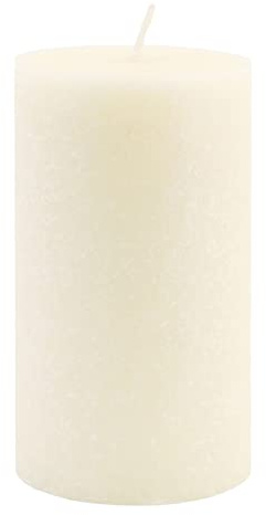 Root Candles Timberline™ Premium Handcrafted Unscented Pillar Candle, 4 x 6-Inch, Ivory