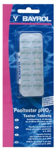 Bayrol 287132 Tabletten Nachfüllpackung pH/Sauerstoff für Pooltester