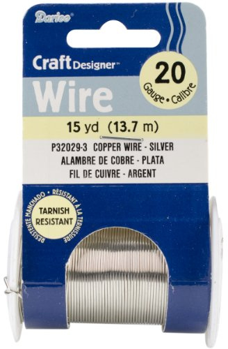 Darice Craft Wire 20 Ga NonTarnish Silver 15yd