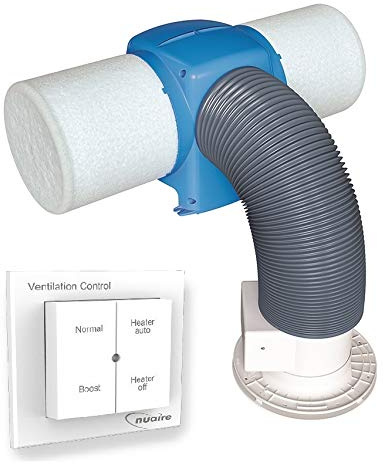 Nuaire Drimaster Eco Heat 400W 4-Way Switch Blue