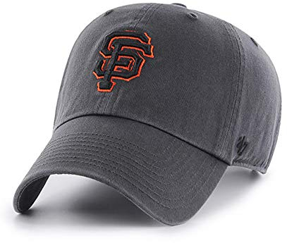 '47 Marke San Francisco SF Giants Clean Up Hat Cap Anthrazit / Schwarz