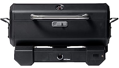 Masterbuilt® Tragbarer Holzkohlegrill und Smoker mit analoger Temperaturregelung Schwarz