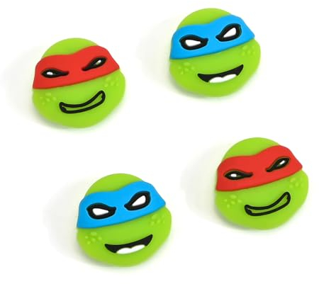 DLseego Thumb Grip Caps for Switch,Soft Adorable Joystick Caps Covers for Switch/Switch lite/Switch oled,Silicone Analog Button Grip Caps-Red+Blue